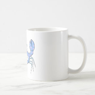 人気があるで青いCrabbyカニのユニークでかわいいギフトの現在 コーヒーマグカップ