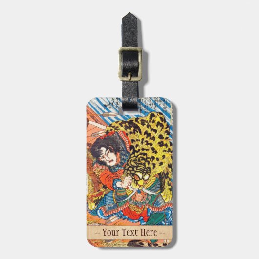 人気があるな水差益の108人の英雄の1人 ラゲッジタグ (正面縦)