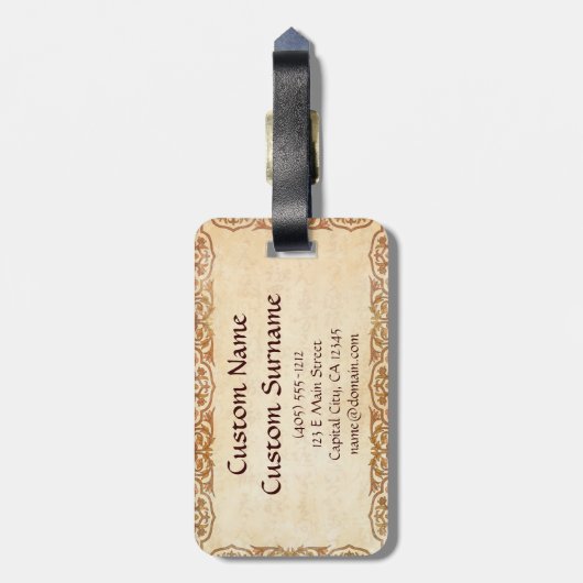 人気があるな水差益の108人の英雄の1人 ラゲッジタグ (裏面縦)