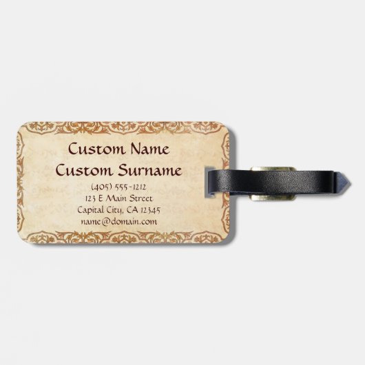 人気があるな水差益の108人の英雄の1人 ラゲッジタグ (裏面横)