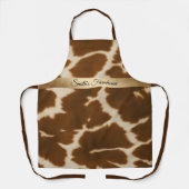 人気があるエレガントフェイク革コレクション エプロン (正面)