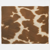 人気があるエレガントフェイク革コレクション フリースブランケット (正面(横))