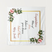 人気があるカスタマイズフローラ タペストリー (正面(横))