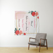 人気があるカスタマイズフローラ タペストリー (インサイチュ(横))