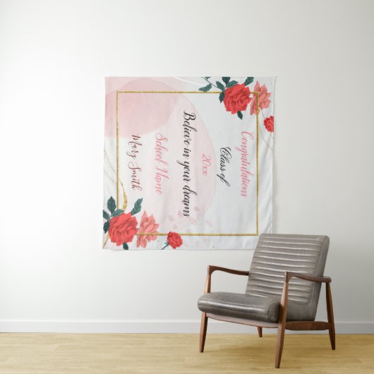 人気があるカスタマイズフローラ タペストリー (インサイチュ(横))