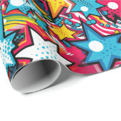 人気があるカラフル漫画スタイル ラッピングペーパー (ロールコーナー)