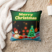 人気があるクリスマスネオンホリデーコレクション クッション (ブランケット)