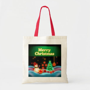 人気があるクリスマスネオンホリデーコレクション トートバッグ