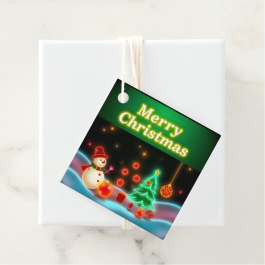 人気があるクリスマスネオンホリデーコレクション フェイバータグ (インサイチュ)