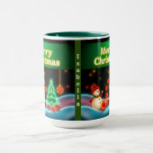 人気があるクリスマスネオンホリデーコレクション マグカップ (中央)