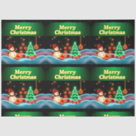 人気があるクリスマスネオンホリデーコレクション 薄葉紙