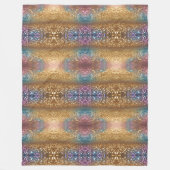 人気があるグリッター光ホログラフィックコレクション フリースブランケット (正面)