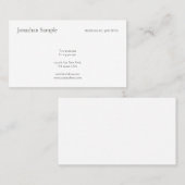 人気があるシンプルモダンテンプレートシックプロフェッショナル 名刺 (正面/裏面)