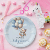 人気があるゾウほこりっぽい青フローラユーカリ ペーパープレート (パーティー)