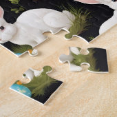 人気があるハッピーイースター収集 ジグソーパズル (側面)