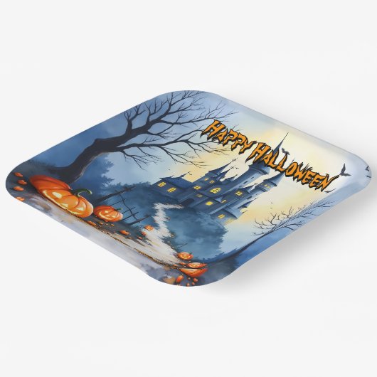 人気があるハロウィン不気味かわいいコレクション ペーパープレート (傾斜あり)