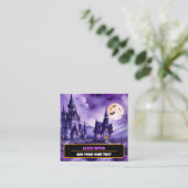 人気があるパンプキンハロウィーン秋コレクション スクエア名刺 (スタンド正面)