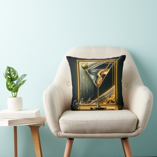 人気があるパーティー時間ネオンパーソナライズされた クッション (椅子)