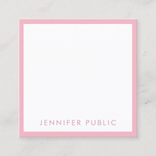 人気があるピッエレガントクホワイトモダンプロフェッショナル スクエア名刺