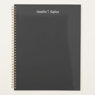 人気があるフォントグレイプロフェッショナルミニマル プランナー手帳