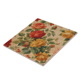 人気があるフローラ水色ヴィンテージ収集 タイル