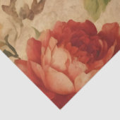 人気があるフローラ水色ヴィンテージ収集 薄葉紙 (詳細)