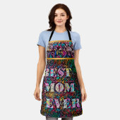 人気があるモダンエレガント品 エプロン (着用した状態)