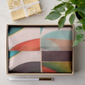 人気があるレトロ抽象芸術スクウェアコレクション 薄葉紙 (ギフト)