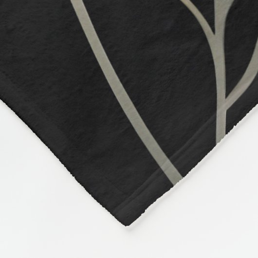 人気があるヴィンテージ美しいフローラ収集 フリースブランケット (角)