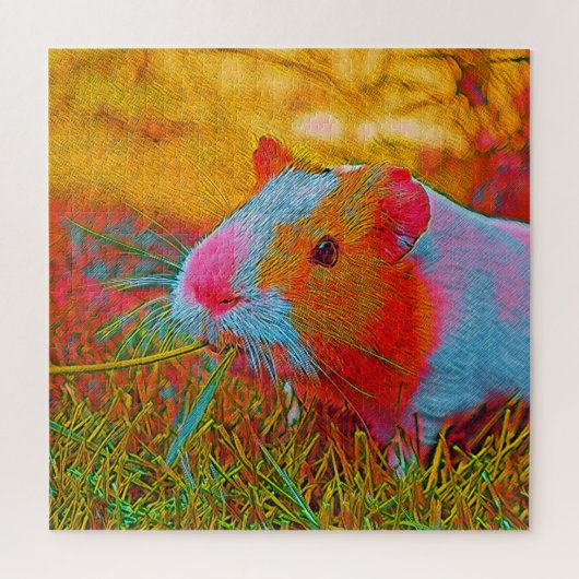 人気がある動物 – モルモット ジグソーパズル (縦)