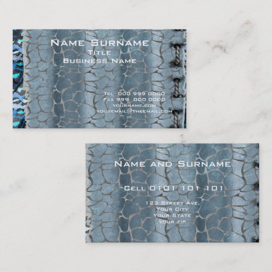 人気がある抽象芸術 名刺 (正面/裏面)