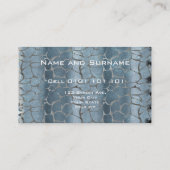 人気がある抽象芸術 名刺 (裏面)