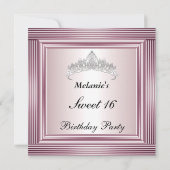 人気がある招待状Sweet sixteen16 招待状 (裏面)