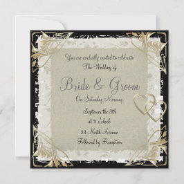人気がある旧エレガント紙結婚式招待状 招待状