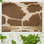 人気がある牛フェイク革コレクシエレガントョン キッチンタオル (折り畳み)