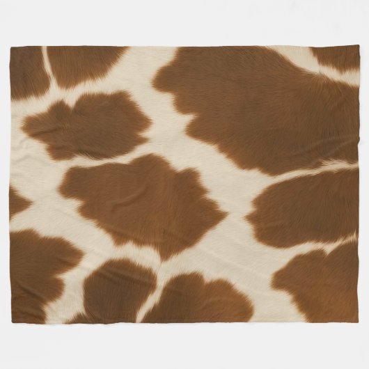 人気がある牛フェイク革コレクシエレガントョン フリースブランケット (正面(横))