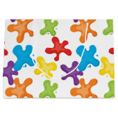 人気がある絵を描スプラッシュパーティー抱き枕 ラージペーパーバッグ (正面)