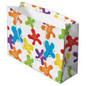 人気がある絵を描スプラッシュパーティー抱き枕 ラージペーパーバッグ (裏面アングル)