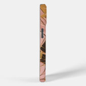 人気がある赤面ピンク金ゴールドボホ葉コレクション Case-Mate iPhoneケース (裏面 / 右)