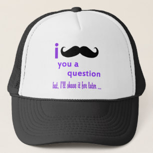 人気がある Shirt最高ののi mustache you a question キャップ