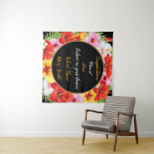 人気のエキゾチック フラワー カスタマイズ タペストリー (インサイチュ(横))
