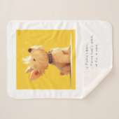 人気のペットフリース毛布&スロー シェルパブランケット (正面(横))