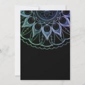 人気のマンダラ・パーティー招待状（独身最後の女友達とのパーティー） 招待状 (裏面)