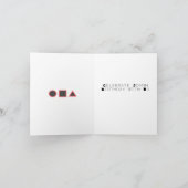 人気の幾何学デザインの誕生日招待状 カード (内部)