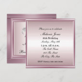 人気の招待状 スイート16 16 招待状 (正面/裏面)