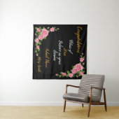 人気の花 カスタマイズ ローズ タペストリー (インサイチュ(横))