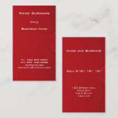 人気の赤い封筒の名刺 名刺 (正面/裏面)