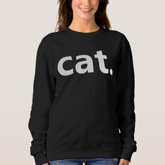 人気のRedditスレッドから猫 Cat PERIOD スウェットシャツ (正面)