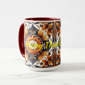 人気カボチャ感謝祭秋コレクション マグカップ (正面左)