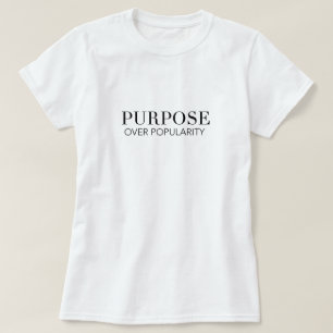人気Tシャツ上の目的 Tシャツ